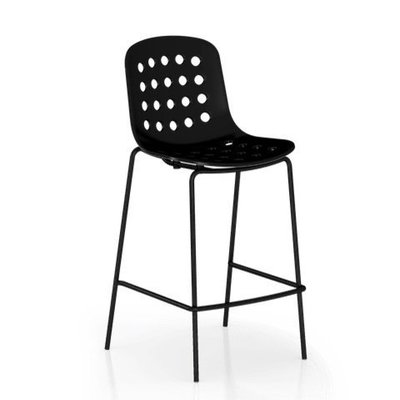 【義大利TOOU - HOLI系列】赫恩吧檯椅 66cm - 高腳椅/有孔椅背 YPM-161206 (紅白綠黑可選)