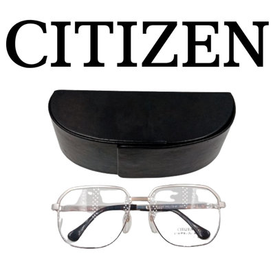 【皮老闆】近新真品 CITIZEN 星辰 LOTUS 鈦金屬 眼鏡 鏡框 (140)