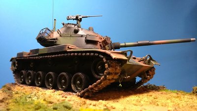 現代國軍系列模型代工不含料件國軍勇虎戰車M48H/CM11 展示地台可訂製另購(請先聯繫確認存貨)