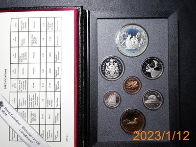 【誠信拍賣 特選物件】加拿大 1989年硬幣組 銀幣組 伊莉莎白二世 成分如表 品相如圖 保真 0112#5