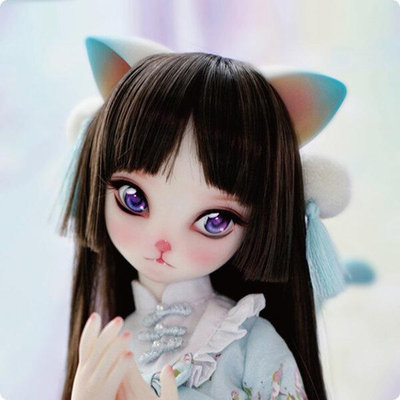 創客優品 BJD娃娃【Aimerai】Lan 嵐 貓系列 14 女娃 BJDSD娃娃 全套 BJD1120