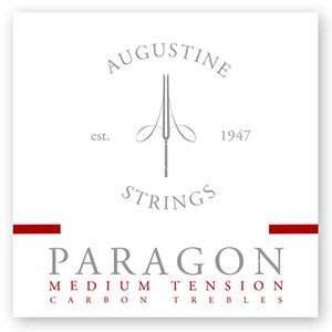 【華邑樂器36618-1】AUGUSTINE Paragon-紅 中張力 古典吉他弦 (美製 1組6條)