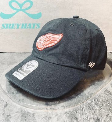 [SREY帽屋]預購＊47 Brand CLEAN UP NHL 冰球 底特律紅翼 經典LOGO 美國限定 棒球帽 老帽