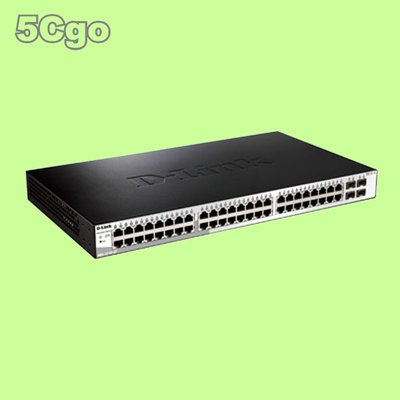 5Cgo【權宇】D-Link DGS-1210-52 48埠Gigabit Smart交換器Gigabit SFP 含稅