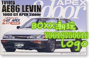 BOxx潮玩~富士美 1/24 拼裝車模 Toyota AE86 Levin 1600GT Apex 03526
