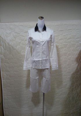 💖思賢&amp;衣櫃💖 Miya choi ce 長袖( 白色襯衫+短褲 ) 兩式套裝 ( S l Z E：M號 )# 173［現貨］