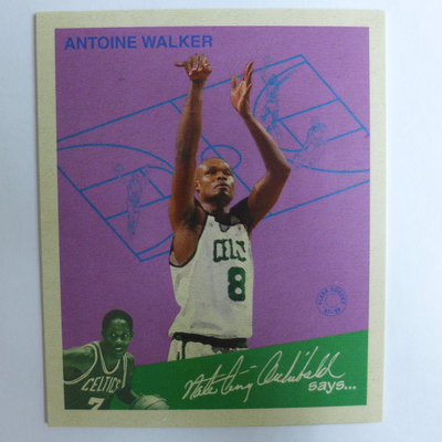 ~ Antoine Walker ~ NBA球星/安東·渥克 1997-98年FRANK 小張復古特殊卡