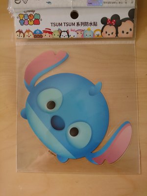 迪士尼 史迪奇TSUM TSUM 防水璧貼 浴室 行李箱 書包 房間 衣櫃 牆壁 貼紙 櫥櫃 汽車 ~安安購物城~