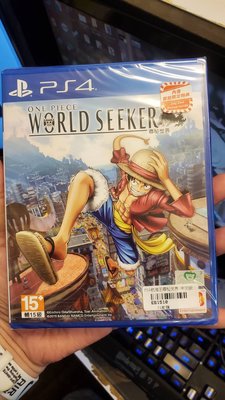 PS4《 航海王 尋秘世界》中文版 全新未拆 特典已過期