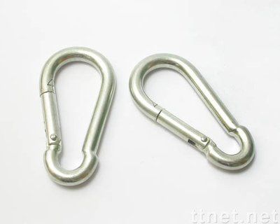 WIN 五金 8mm 白鐵登山鉤 不鏽鋼登山鉤 葫蘆鉤 接環 可當鑰匙圈 扣環 連接環 彈簧鉤