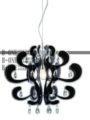 【EYEDECO】經典設計師風格 ED-1156 韓式現代黑水晶吊燈
