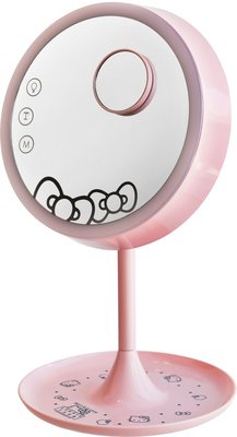 (郵寄免運)7-11 Hello Kitty限量 LED檯燈化妝鏡 粉色 三美聯名