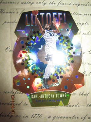 新賣家~17/18~Karl-Anthony Towns~REVOLUTION~CUBIC~LIFTOFF!~限量/50