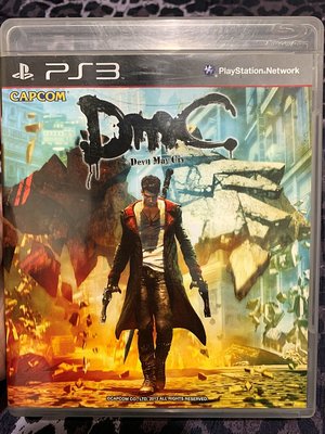 幸運小兔 PS3 惡魔獵人 英文版 DmC Devil May Cry PlayStation3