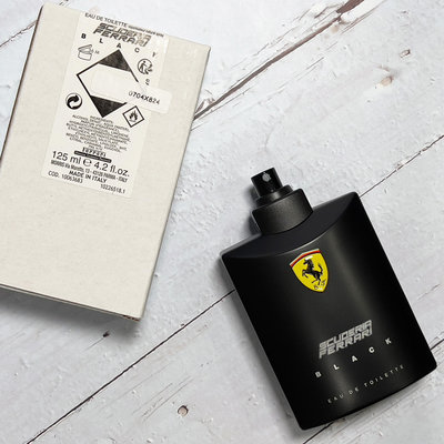 【Orz美妝】Ferrari Black 黑色法拉利 男性淡香水 TESTER 125ML