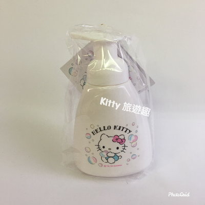 [Kitty 旅遊趣] 按壓式起泡空瓶 洗手液容器 Hello Kitty 凱蒂貓 美樂蒂 雙子星 大耳狗 沐浴乳容器