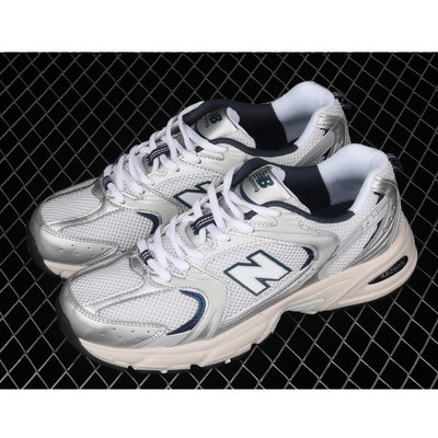 New Balance NB530系列復古休閒慢跑鞋 男女鞋 銀色/白/深藍/米色