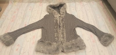 年底出清~義大利品牌Donzella Romana羊毛針織外套~毛毛衣~質感超好~非常好看