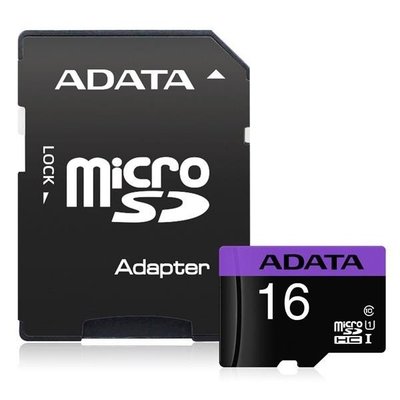 威剛 ADATA Premier microSDHC 記憶卡(附轉卡) 16G