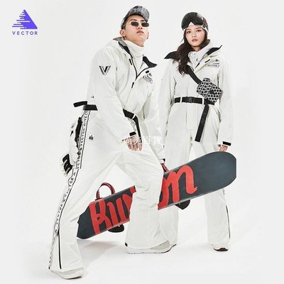 現貨熱銷-新款男女成人中性滑雪服保暖透氣連身雪服男女戶外滑雪夾克爆款