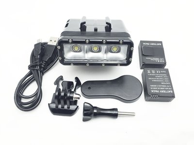 小牛蛙數位 Gopro hero6/5/4/3+/3 雙電池 山狗 小蟻 攝影燈 補光燈 LED攝影燈 潛水燈