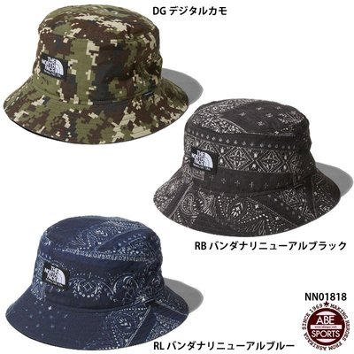 TSU 日本代購 THE NORTH FACE 2020 Swallowtail Hat NN01818 變形蟲 漁夫帽
