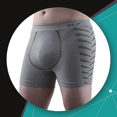 ELF三合豐2件1組機能美型竹炭銀纖維抗菌男四角內褲 免運費