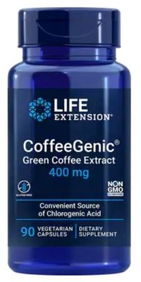 優惠 美國Life Extension,綠咖啡豆(綠原酸)，400mg,90粒素食膠囊(頂級品牌)＊百合麻雀＊