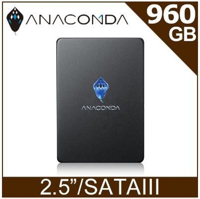 【宅天下】ANACOMDA巨蟒 QS 960G SSD固態硬碟SATA III 2.5吋 搭機另有優惠