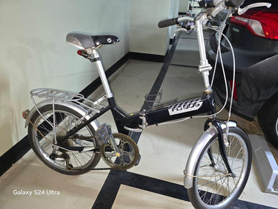 典藏~Giant 捷安特 鋁合金折疊腳踏車 FD-806 (黑色)