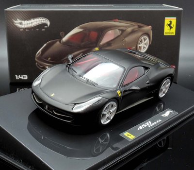 【MASH】[絕版品特價] Hot Wheels Elite 1/43 Ferrari 458 Italia 2009