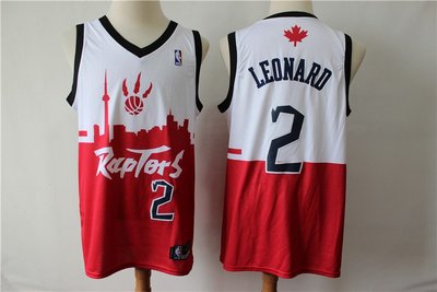 科懷·雷納德 （Kawhi Leonard） NBA多倫多暴龍隊 熱壓 新款 城市版 球衣 2號