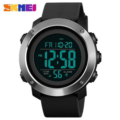 時刻美 SKMEI 1434 50米多功能防水電子手錶大盤LED顯示運動男士青少年表