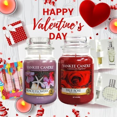 便宜生活館【活動組】Yankee Candle 香氛蠟燭623g*2瓶+針管香水*3件組 送禮/情人節極佳 (可超取)