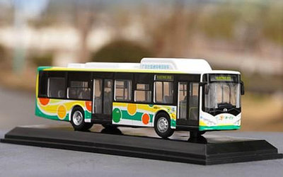 汽車模型 車模 收藏模型1/64 比亞迪K9公交車 K8純電動客車 比亞迪廣汽廣州巴士模型