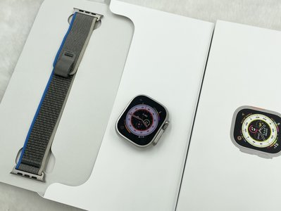 §上進心集團§極新盒裝 保固2023/11 Apple Watch Ultra 49mm LTE 鈦金屬 山徑風錶帶13