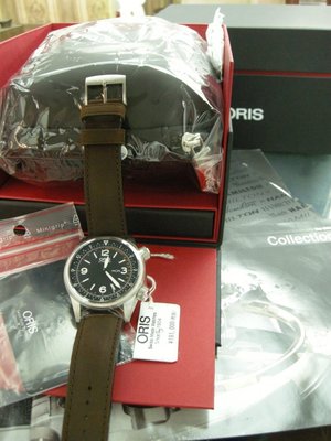 ORIS 豪利士 白鋼大錶徑   稀少有飛行系列款/ 機械自動運動錶 全新品