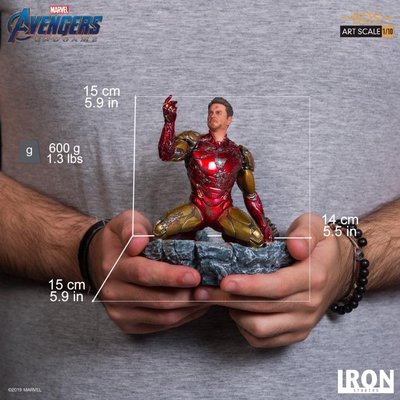 [貓市多] 全新 Iron Studios 1/10 復仇者聯盟 終局之戰 鋼鐵人 I am Iron Man 雕像