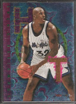 95-96 HOOPS HOT LIST #8 SHAQUILLE ONEAL