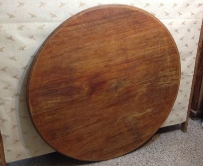 （4·4尺檜木超級大圓桌板（二塊板拼）（二）