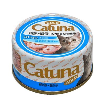 SNOW的家【訂購】Catuna 開心金罐-鮪+蝦子80g 12種口味 (80270034