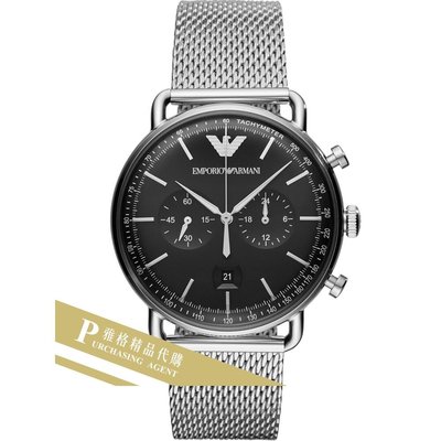 雅格時尚精品代購EMPORIO ARMANI 阿曼尼手錶AR11104 經典義式風格簡約腕錶 手錶