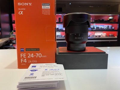 【日光相機台中】SONY FE24-70mm F4 ZA 盒裝平輸 店保3個月 99新 二手 中古