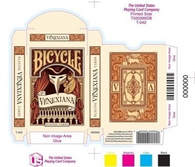【USPCC撲克】Bicycle Venexiana white tuck PLAYING CARDS 白色威尼斯人