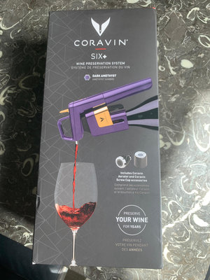 Coravin免開瓶取酒器永恒系列六號+套裝漂亮的嫣紫色