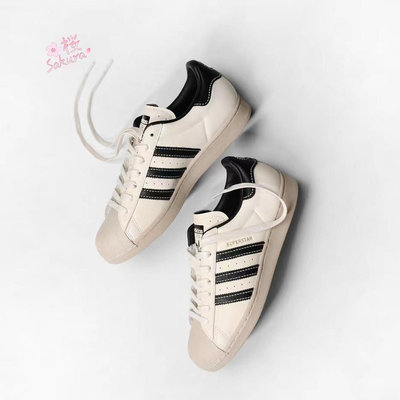 日本代購新款 Adidas originals Superstar 黑白 米白色 貝殼頭 男女鞋 ID1009