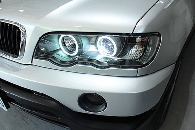 巨城汽車精品 BMW X5 E53 大燈 DRL 日行燈 總成 搭配 HID 效果100分 新竹 威德