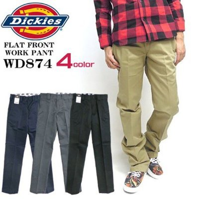 Dickies 美國經典品牌 寬版工作褲/休閒褲/874/工作長褲/寬版/工作褲/硬挺版型/美式風格/街頭穿搭