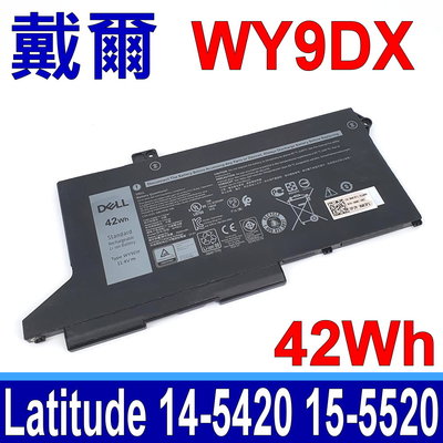 DELL 戴爾 WY9DX 原廠電池 Latitude 14 5420 L5420 15 5520 L5520