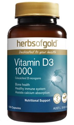 現貨 澳洲 240顆  Herbs of Gold Vitamin D3 1000